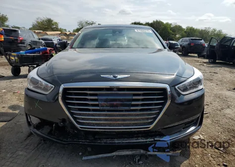 2018 Genesis G90 Ultimate из США, поврежденный, VIN KMHG54JH0JU041598